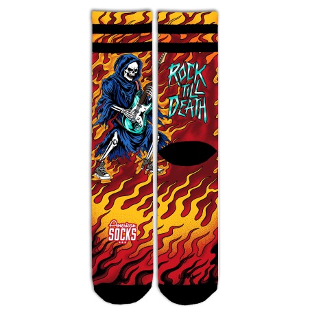AMERICAN SOCKS Rock Till Death | Chaussettes lifestyle