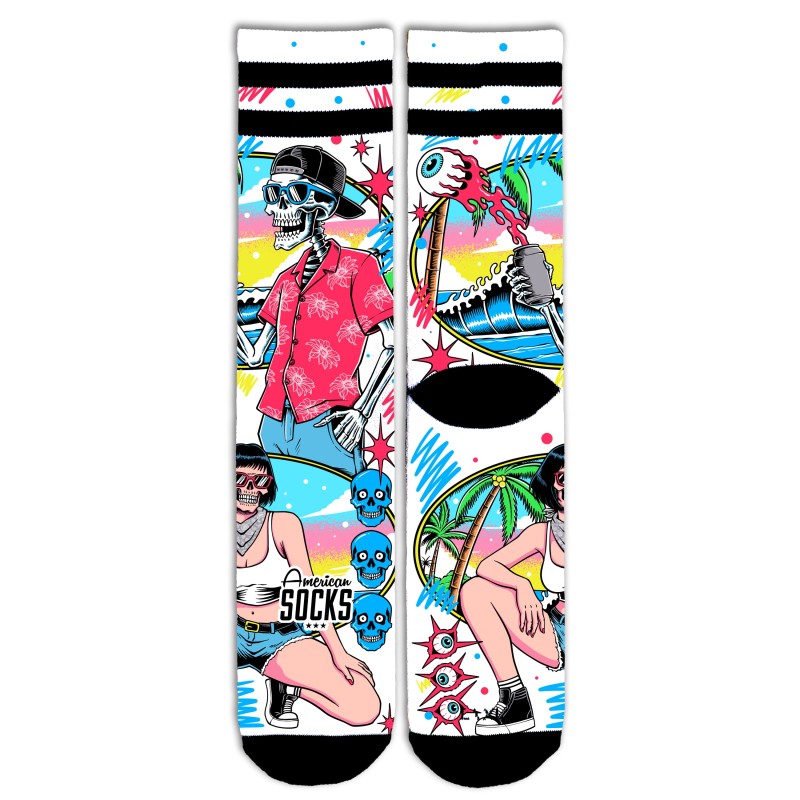 AMERICAN SOCKS Neon Paradise | Chaussettes lifestyle
