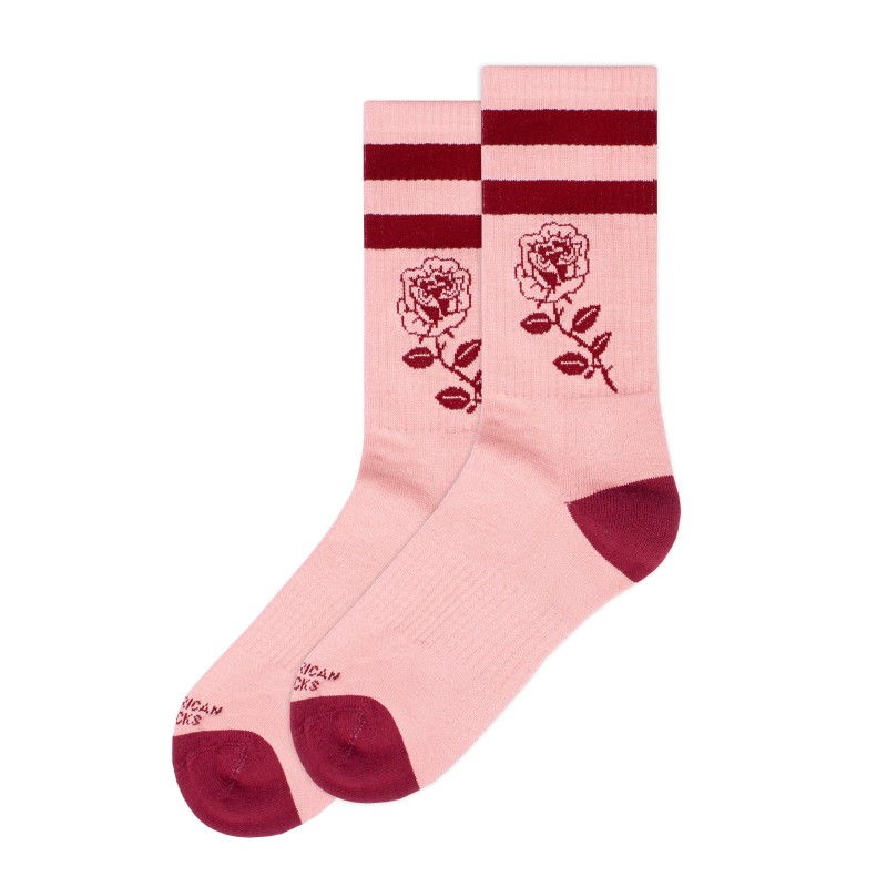 AMERICAN SOCKS Rose | Chaussettes lifestyle