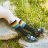 AMERICAN SOCKS Rainbow Pride (Black) | Chaussettes lifestyle