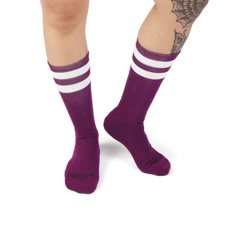 AMERICAN SOCKS Plum | Chaussettes lifestyle