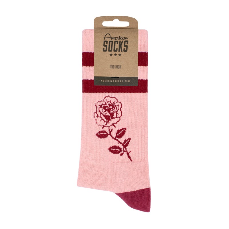 AMERICAN SOCKS Rose | Chaussettes lifestyle