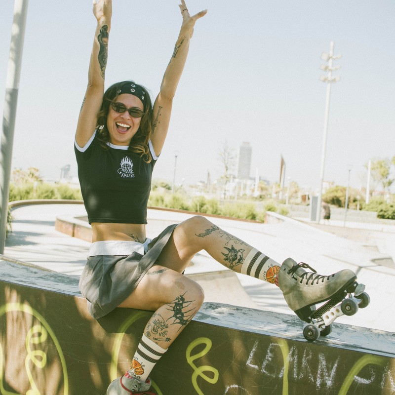 AMERICAN SOCKS Vive Le Croissant | Chaussettes lifestyle