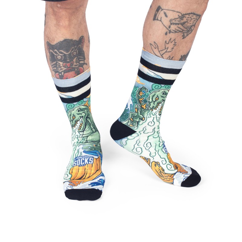 AMERICAN SOCKS Kaiju King | Chaussettes lifestyle