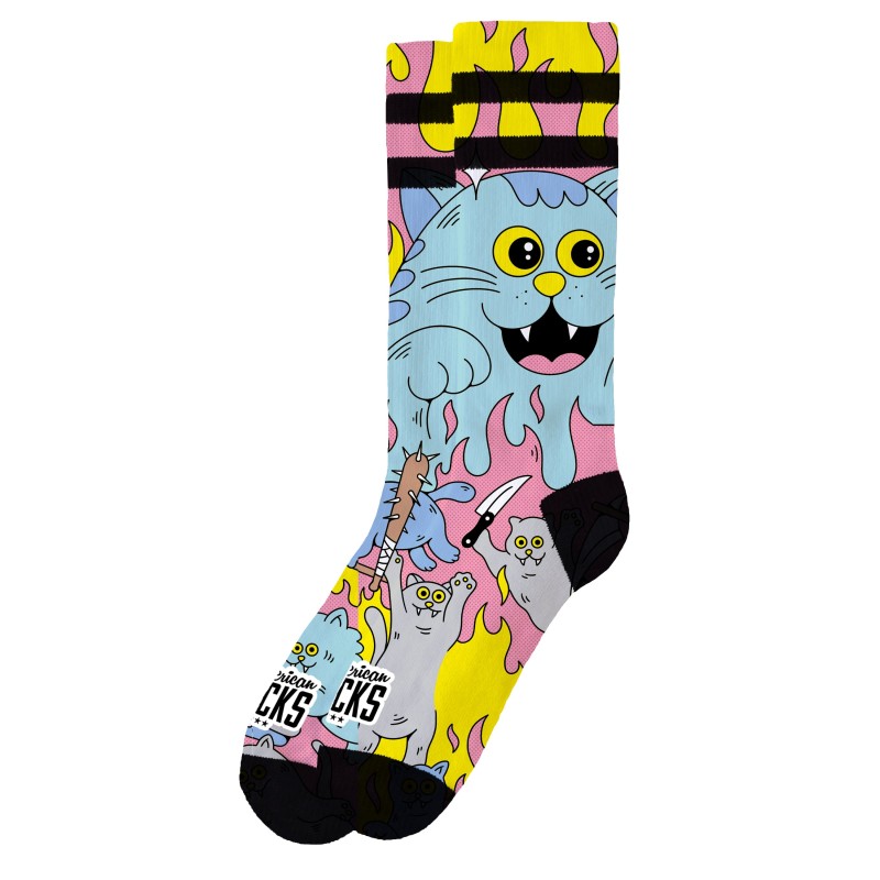 AMERICAN SOCKS Killer Kitties | Chaussettes lifestyle
