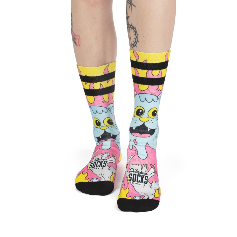 AMERICAN SOCKS Killer Kitties | Chaussettes lifestyle