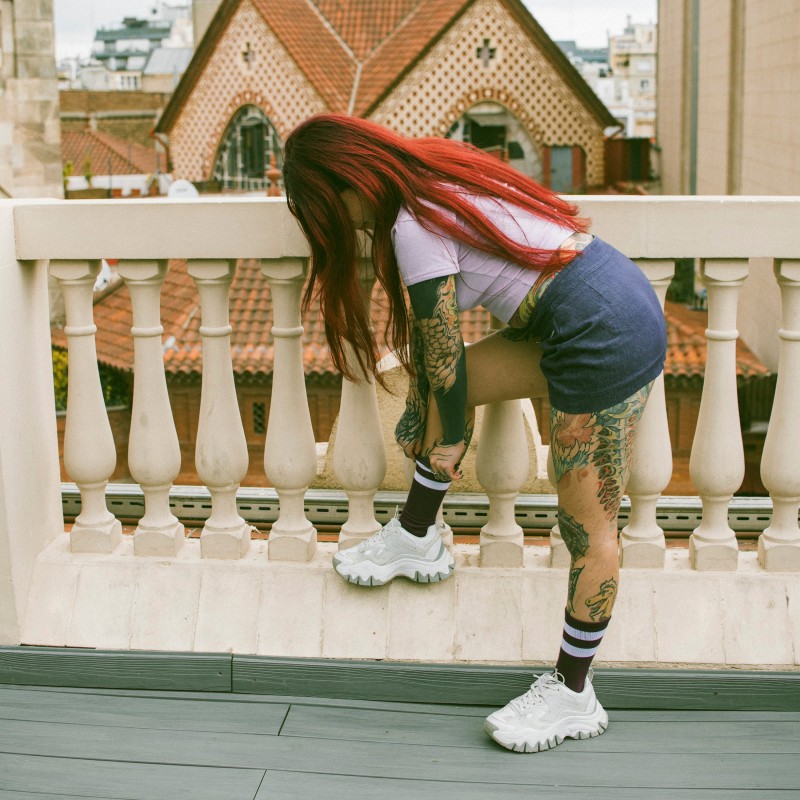 AMERICAN SOCKS Plum | Chaussettes lifestyle