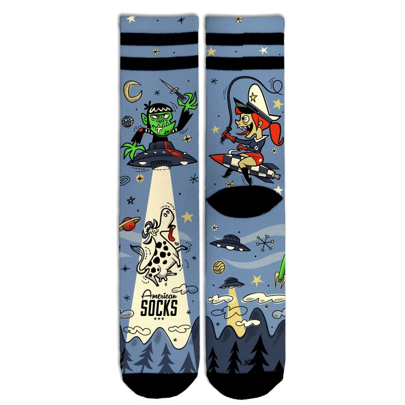 AMERICAN SOCKS Alien Snatch | Chaussettes lifestyle