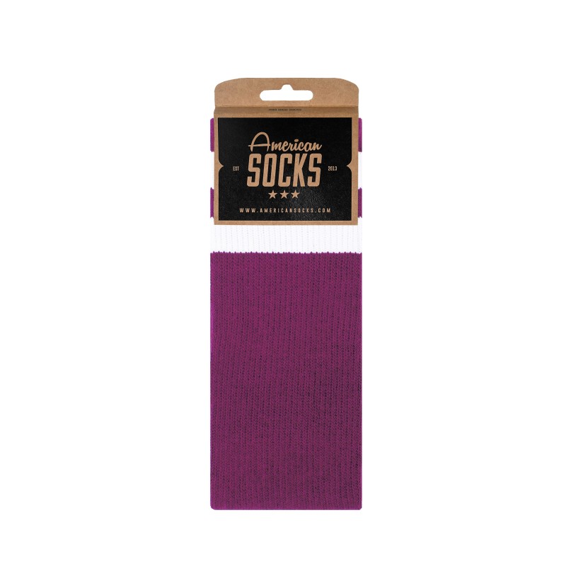 AMERICAN SOCKS Plum | Chaussettes lifestyle