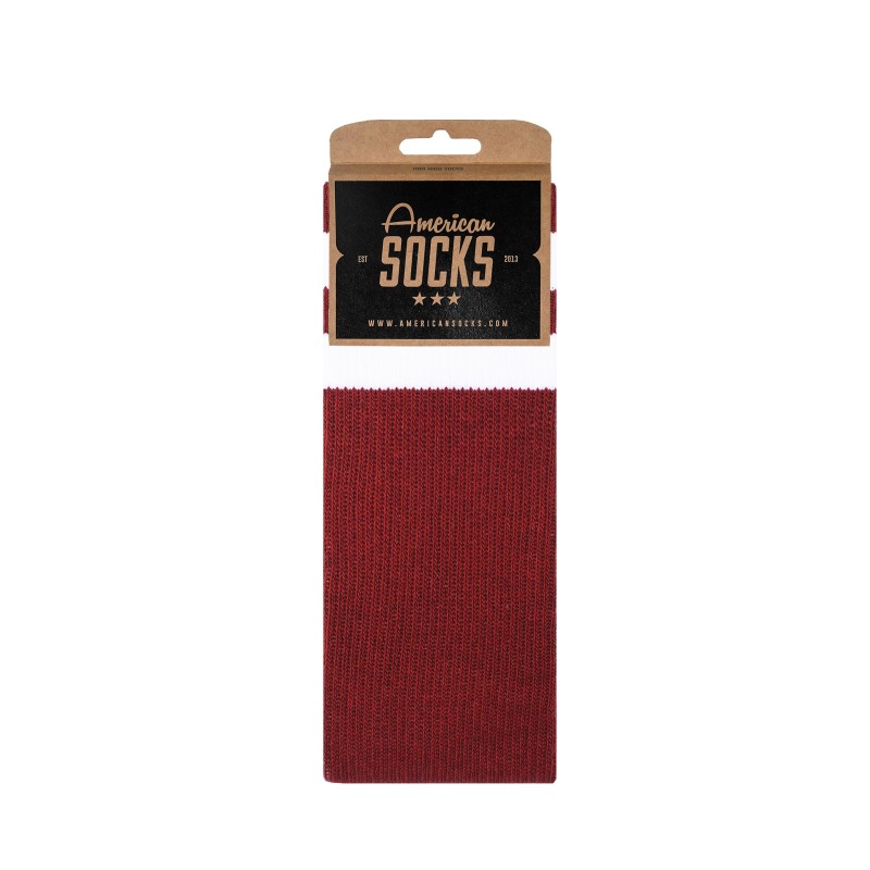 AMERICAN SOCKS Crimson | Chaussettes lifestyle
