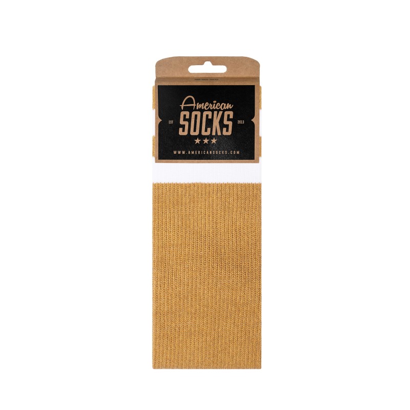 AMERICAN SOCKS Mustard | Chaussettes lifestyle