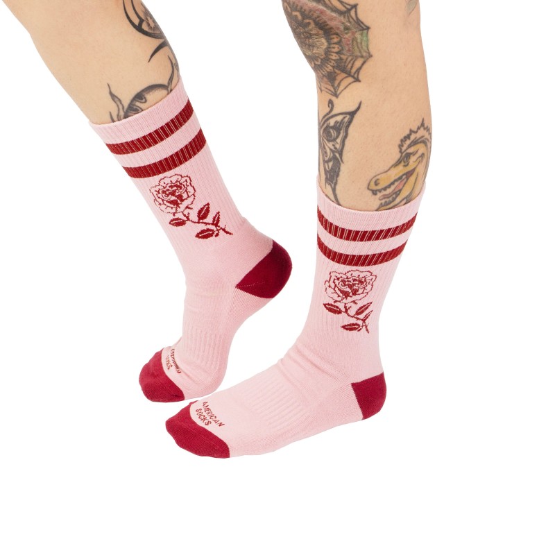 AMERICAN SOCKS Rose | Chaussettes lifestyle