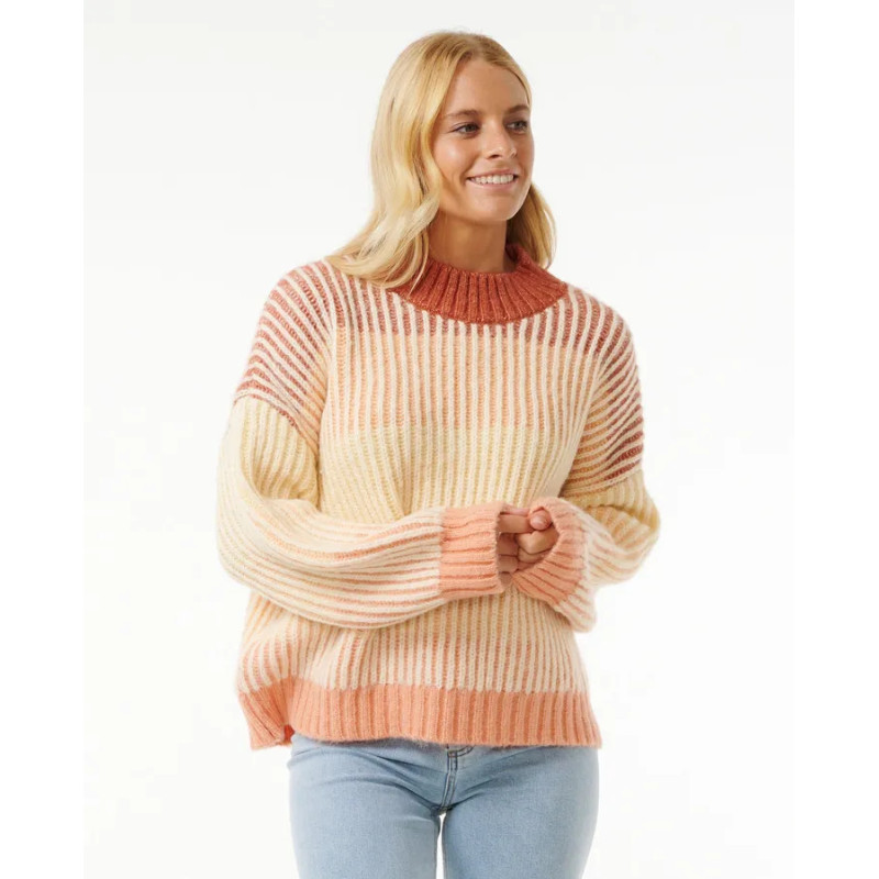 Soleil Rib Knit Crew